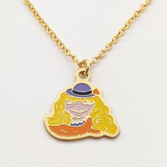 Vintage E.T. The Extra Terrestrial Necklace with Dress Up Charm - Picture 1 of 3